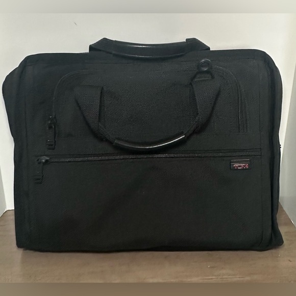 TUMI Alpha Ballistic Nylon Large Screen Laptop Briefcase Bag Black